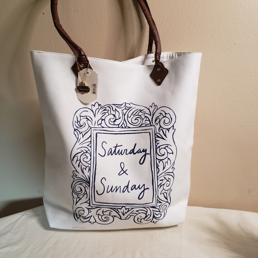 CR Gibson Canvas Tote Bag - Picture 3 of 6